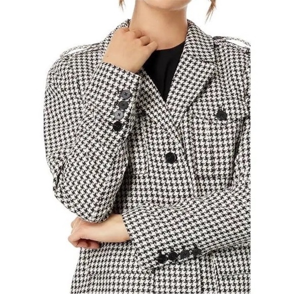 Paige Skyler Houndstooth Jacket Small - Picture 3 of 12